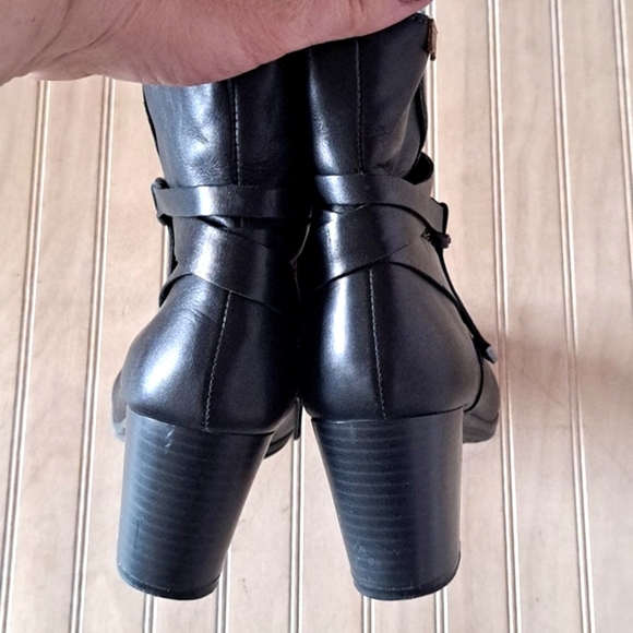 Pikolinos Verona Classic Black Heeled Leather Ankle Boots Size 39 US size 8.5-9 - Picture 4 of 11